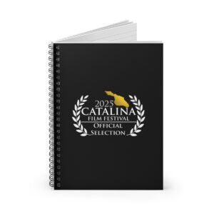 Alternative view of Catalina Film Festival - Spiral Notebook - Official Selection 2025