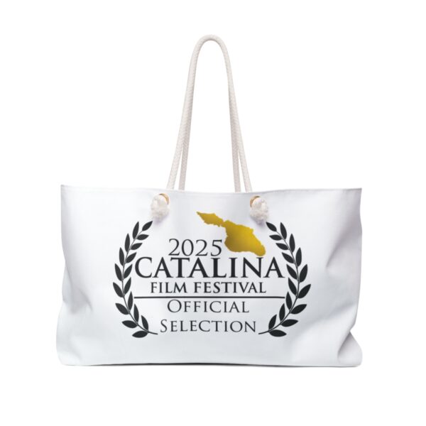 Catalina Film Festival - Weekender Bag - White - Official Selection 2025