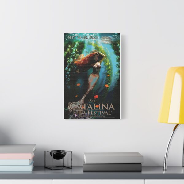 Catalina Film Festival - Matte Canvas - Official 2025 CFF Poster Design (by Emese Simon) - Image 3
