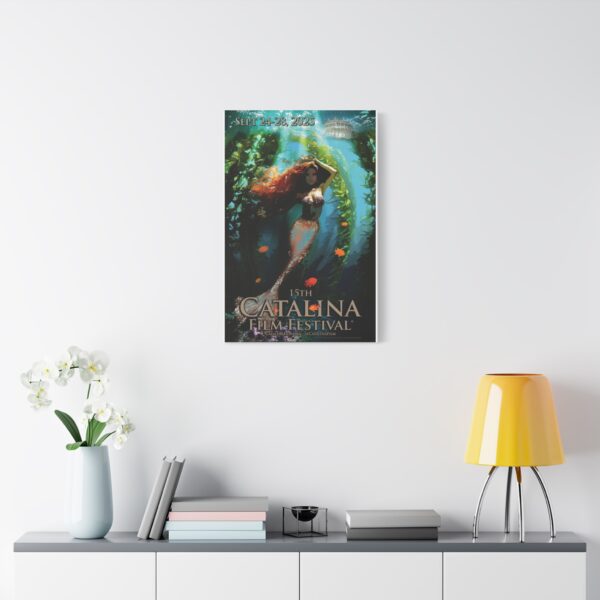 Catalina Film Festival - Matte Canvas - Official 2025 CFF Poster Design (by Emese Simon) - Image 4