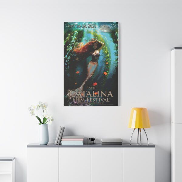 Catalina Film Festival - Matte Canvas - Official 2025 CFF Poster Design (by Emese Simon) - Image 5