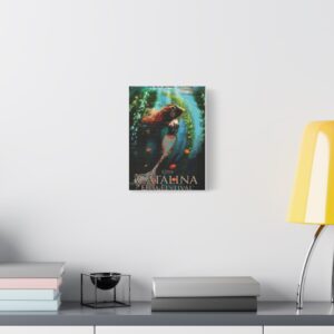 Alternative view of Catalina Film Festival - Matte Canvas - Official 2025 CFF Poster Design (by Emese Simon)