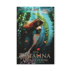 Catalina Film Festival - Matte Canvas - Official 2025 CFF Poster Design (by Emese Simon)