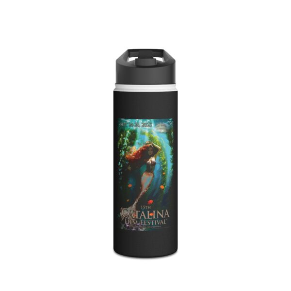 Catalina Film Festival - Stainless Steel Water Bottle - Official 2025 CFF Poster Design (By Emese Simon) - Image 4