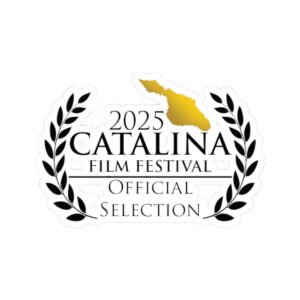 Alternative view of Catalina Film Festival - Kiss-Cut Stickers - Official Selection 2025