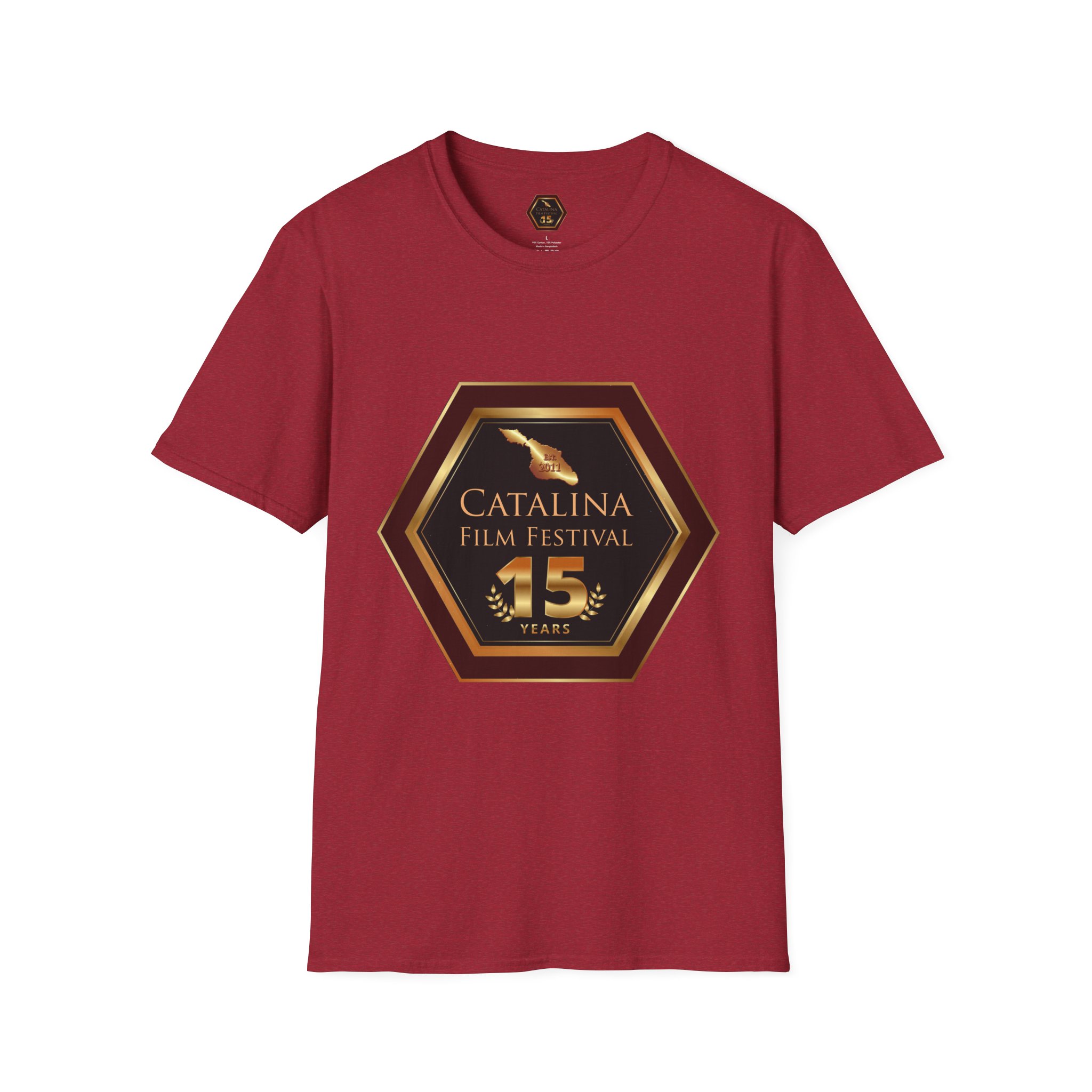 Catalina Film Festival - T-Shirt - 15th Anniversary Commemorative Item - Image 3