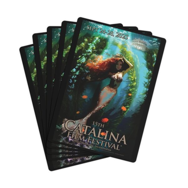 Catalina Film Festival - Poker Cards - Official 2025 CFF Poster Design (By Emese Simon)
