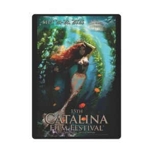 Alternative view of Catalina Film Festival - Poker Cards - Official 2025 CFF Poster Design (By Emese Simon)