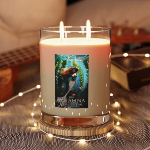 Catalina Film Festival - Scented Candle - Official 2025 CFF Poster Design (By Emese Simon) - Image 3