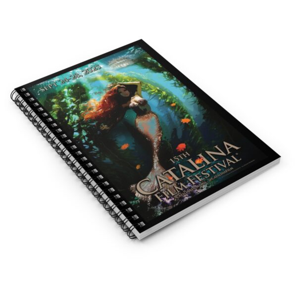 Catalina Film Festival - Spiral Notebook - Official 2025 CFF Poster Design (By Emese Simon)
