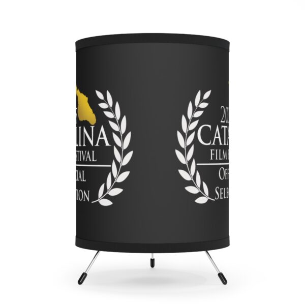 Catalina Film Festival - Tripod Lamp - Black - Official Selection 2025 - Image 3