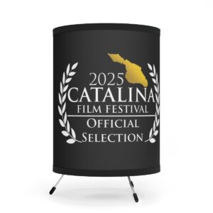 Catalina Film Festival - Tripod Lamp - Black - Official Selection 2025