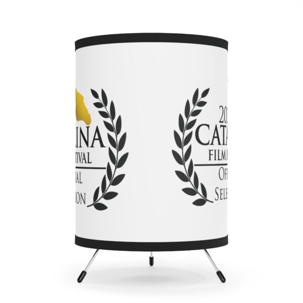 Catalina Film Festival - Tripod Lamp - White - Official Selection 2025 - Image 3