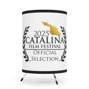 Catalina Film Festival - Tripod Lamp - White - Official Selection 2025
