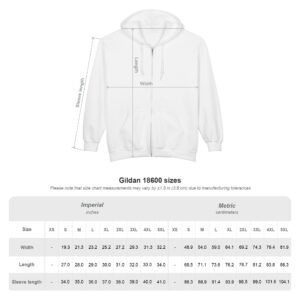 Size Chart, White