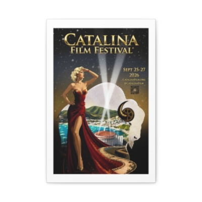 copy of catalina film festival matte canvas official 2026 cff poster design by emese simon